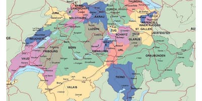 Ətraflı xəritəsi, İsveçrə